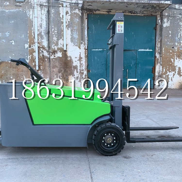 都兰县小型电动叉车1吨2吨步行站驾式电瓶堆高充电装卸车液压升降车铲车